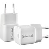 Intenso Power Adapter W30C 2-pack GaN, Chargeur Blanc