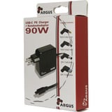 Inter-Tech 88882228, PD-2090, Chargeur Noir