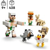 LEGO Minecraft Attaque du Cavalier de Poulets dans le Désert, Jouets de construction 
