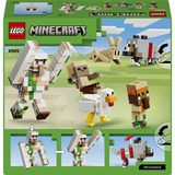 LEGO Minecraft Attaque du Cavalier de Poulets dans le Désert, Jouets de construction 