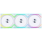 Lian Li UNI FAN SL120 Wireless Reverse Blade ventilateurs de boîtier RGB  Blanc, 3 pièces, 120 x 124.5 x 28 mm, PWM