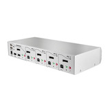 Lindy Commutateur KVM 4 ports, Switch KVM Blanc