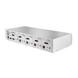 Lindy Commutateur KVM 4 ports, Switch KVM Blanc