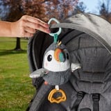 Mattel – Mon Toucan Volant Amovible, Peluche Gris/Blanc, Oiseau en peluche, 0 an(s)