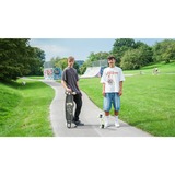 Muuwmi Lights Longboard GLOW ABEC 7 Pablo, Planche à roulettes Noir/Vert