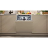 Neff N 50 Entièrement intégré 14 couverts B, Lave-vaisselle Entièrement intégré, Taille maximum (60 cm), Argent, Blanc, Boutons, Sans fil, LED