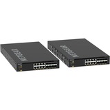 Netgear XSM4316 Géré L3 10G Ethernet (100/1000/10000) 1U Noir, Switch Géré, L3, 10G Ethernet (100/1000/10000), Full duplex, Grille de montage, 1U