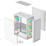 Ocypus Gamma C50 ARGB boîtier mini tower Blanc | 3x USB-A | RGB | Window