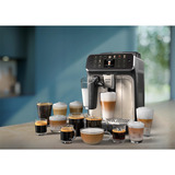 Philips 5500 series Series 5500 EP5547/90 Machine espresso entière automatique, Machine à café/Espresso Noir/chrome, Machine à expresso, 1,8 L, Café en grains, Broyeur intégré, 1500 W, Gris