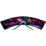 Samsung G95NC écran plat de PC 144,8 cm (57") 7680 x 2160 pixels Dual UHD QLED Blanc 4K Moniteur UltraWide gaming Blanc/noir, 1x DisplayPort, 3x HDMI, 2x USB-A, 240 Hz, 144,8 cm (57"), 7680 x 2160 pixels, Dual UHD, QLED, 1 ms, Blanc