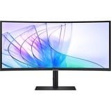 Samsung S65VC écran plat de PC 86,4 cm (34") 3440 x 1440 pixels UltraWide Quad HD LCD Noir Moniteur incurvé Noir, 1x DisplayPort, 1x HDMI, 1x USB-C, 2x USB-A, 1x RJ-45, 86,4 cm (34"), 3440 x 1440 pixels, UltraWide Quad HD, LCD, 5 ms, Noir
