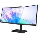 Samsung S65VC écran plat de PC 86,4 cm (34") 3440 x 1440 pixels UltraWide Quad HD LCD Noir Moniteur incurvé Noir, 1x DisplayPort, 1x HDMI, 1x USB-C, 2x USB-A, 1x RJ-45, 86,4 cm (34"), 3440 x 1440 pixels, UltraWide Quad HD, LCD, 5 ms, Noir