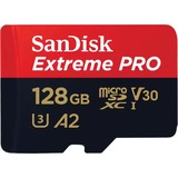 SanDisk Extreme PRO 128 Go MicroSDXC UHS-I Classe 10, Carte mémoire 128 Go, MicroSDXC, Classe 10, UHS-I, 200 Mo/s, 90 Mo/s