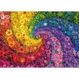 Schmidt Spiele Tourbillon de fleurs multicolores, Puzzle 