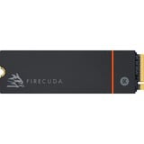 Seagate FireCuda 530 500 Go avec dissipateur thermique SSD Noir, ZP500GM3A023, PCIe 4.0 x4, NVMe 1.4, M.2 2280