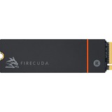 Seagate FireCuda 530 500 Go avec dissipateur thermique, SSD Noir, ZP500GM3A023, PCIe 4.0 x4, NVMe 1.4, M.2 2280
