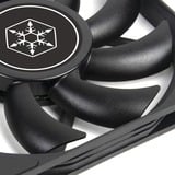 SilverStone Air Slimmer 120 ARGB SST-AS120B, Ventilateur de boîtier Noir/transparent