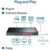 TP-Link TL-SL1218MP, Switch Noir