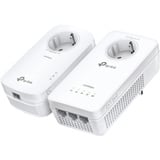 TP-Link TL-WPA8631P Kit AV1300 Gigabit Passthrough Powerline AC Wifi-kit, CPL Blanc, 2 pièces