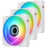 Thermaltake CT120 EX INFINITY ventilateurs de boîtier RGB  Blanc, 3 pièces, 124 x 120 x 28 mm, PWM