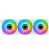 Thermaltake CT120 EX INFINITY ventilateurs de boîtier RGB  Blanc, 3 pièces, 124 x 120 x 28 mm, PWM