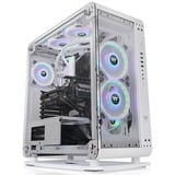 Thermaltake Core P6 Tempered Glass Snow Mid Tower Midi Tower Blanc, showcase Blanc | 4x USB-A | 1x USB-C | Verre Trempé