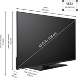 Toshiba 43UV3463DAW 43" 4K Ultra HD TV LED Noir