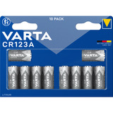 VARTA Pile cylindrique au lithium CR123A 3V, CR17345, Batterie 