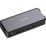 Verbatim CDS-15 Avec fil USB 3.2 Gen 1 (3.1 Gen 1) Type-C Noir, Gris, Station d'accueil Aluminium/Noir, Avec fil, USB 3.2 Gen 1 (3.1 Gen 1) Type-C, 100 W, 3,5 mm, 1000 Mbit/s, Noir, Gris