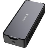 Verbatim CDS-15 Avec fil USB 3.2 Gen 1 (3.1 Gen 1) Type-C Noir, Gris, Station d'accueil Aluminium/Noir, Avec fil, USB 3.2 Gen 1 (3.1 Gen 1) Type-C, 100 W, 3,5 mm, 1000 Mbit/s, Noir, Gris