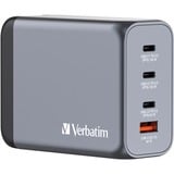 Verbatim GNC-200 Universel Noir, Gris Secteur Charge rapide Intérieure Gris, 3x USB-C, 1x USB-A, Intérieure, Secteur, 21 V, Noir, Gris