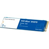 WD Blue SN570, 2 To SSD Bleu/Blanc, WDS200T3B0C, M.2 2280, PCIe Gen3 x4