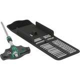 Wera Kraftform Kompakt 400 RA Imperial Set 1, avec fonction cliquet, Set d'embouts de vissage Noir/Vert