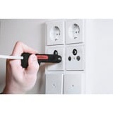 Wiha Outil de dénudage et de montage, pour câble coaxial avec connecteur F, Abisolier et outil de démontage Noir/Rouge