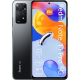 Xiaomi Redmi Note 11 Pro 5G 128GB,, Smartphone Gris foncé, (Noir furtif, Android 11, Double SIM, 6 GB DDR4X)