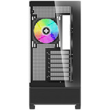 Xilence  boîtier midi tower Noir | 2x USB-A | 1x USB-C | RGB | Window