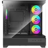 Xilence  boîtier midi tower Noir | 2x USB-A | 1x USB-C | RGB | Window
