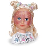 ZAPF Creation BABY born Tête de coiffure à peindre et coiffer, Maquillage et tête à coiffer 