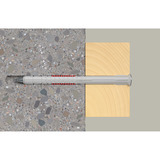 fischer Cheville à tige longue DuoXpand 8x80 T Gris clair/Rouge