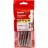 fischer Cheville à tige longue DuoXpand 8x80 T Gris clair/Rouge