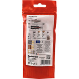 fischer Cheville à tige longue DuoXpand 8x80 T Gris clair/Rouge