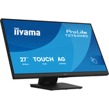 iiyama ProLite T2754MSC-B2AG 27" Moniteur tactile Noir (Mat), 1x HDMI, 1x VGA, 2x USB-A, 68,6 cm (27"), 1920 x 1080 pixels, Full HD, LED, 4 ms, Noir