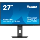 iiyama ProLite XUB2797QSU-B2 écran plat de PC 68,6 cm (27") 2560 x 1440 pixels Quad HD LED Noir Moniteur  Noir (Mat), 68,6 cm (27"), 2560 x 1440 pixels, Quad HD, LED, 1 ms, Noir