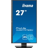 iiyama ProLite XUB2797QSU-B2 écran plat de PC 68,6 cm (27") 2560 x 1440 pixels Quad HD LED Noir Moniteur  Noir (Mat), 68,6 cm (27"), 2560 x 1440 pixels, Quad HD, LED, 1 ms, Noir