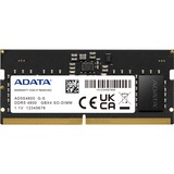ADATA 8 Go DDR5-4800 (1x 8 Go) mémoire serveur Noir, AD5S48008G-S, SO-DIMM
