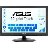 ASUS Touch VT169HE écran plat de PC 39,6 cm (15.6") 1920 x 1080 pixels Full HD LED Écran tactile Dessus de table Noir Moniteur Noir, 1x HDMI, 1x VGA, 39,6 cm (15.6"), 1920 x 1080 pixels, Full HD, LED, 5 ms, Noir