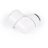Alphacool Raccord vissable Eiszapfen 13mm HardTube 90° pivotant G1/4 - Blanc, Connecteur Blanc
