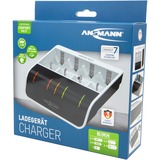 Ansmann 1001-0093 chargeur de batterie Pile domestique CC Blanc/Noir, Hybrides nickel-métal (NiMH), AA, AAA, C, D