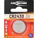 Ansmann Lithium CR 2430, 3 V Battery Batterie à usage unique Lithium-Ion (Li-Ion) Argent, 3 V Battery, Batterie à usage unique, Lithium-Ion (Li-Ion), 3 V, 1 pièce(s), CR 2430