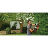 BLACK+DECKER GTC18504PC Double-lame 3,24 kg, Taille-haies Orange/Noir, Batterie, 3,24 kg